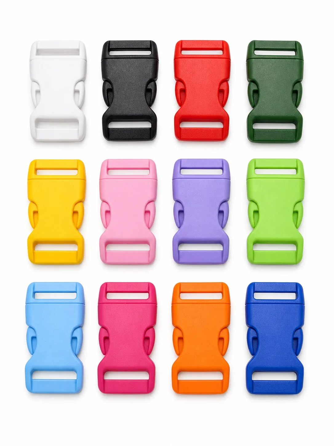 Colorful plastic buckle options for kids swim vest accessories
