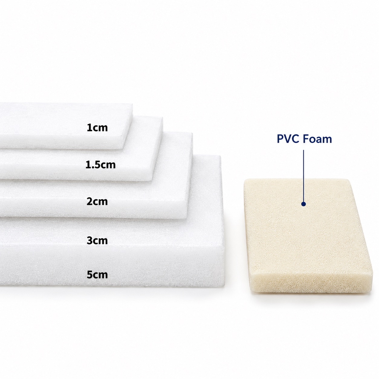 White EPE foam and beige PVC foam filling options for kids swim vest buoyancy
