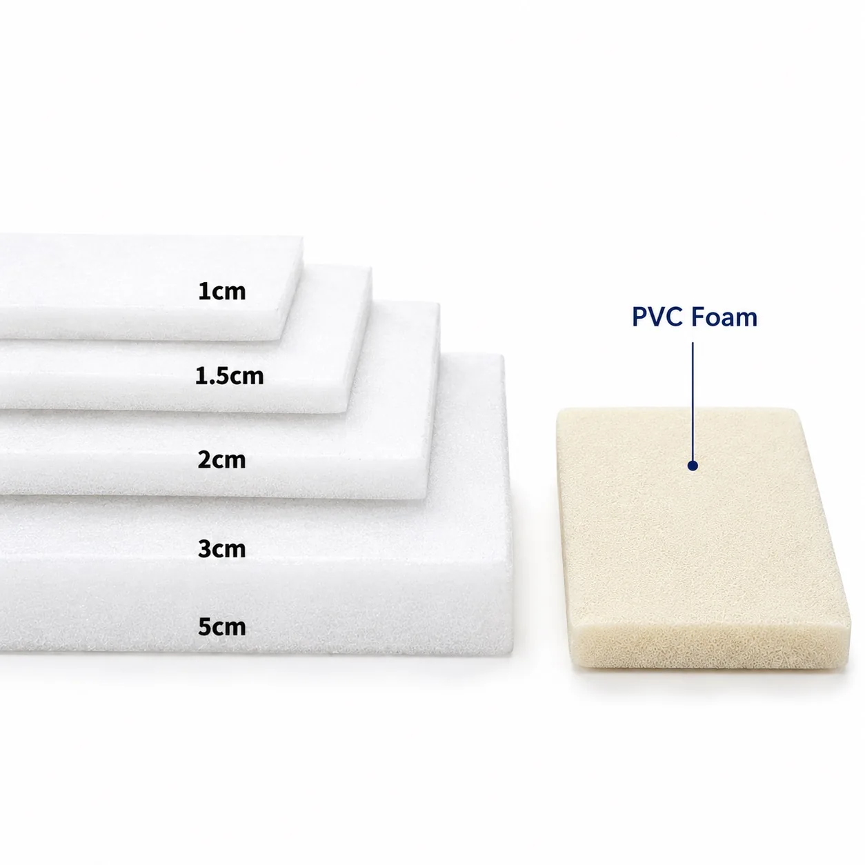 White EPE foam and beige PVC foam filling options for kids swim vest buoyancy