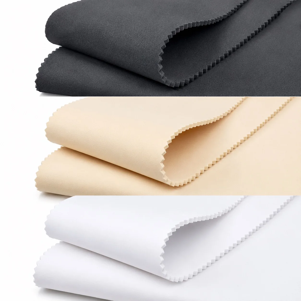 Black beige and white neoprene sheets for kids swim vest manufacturing