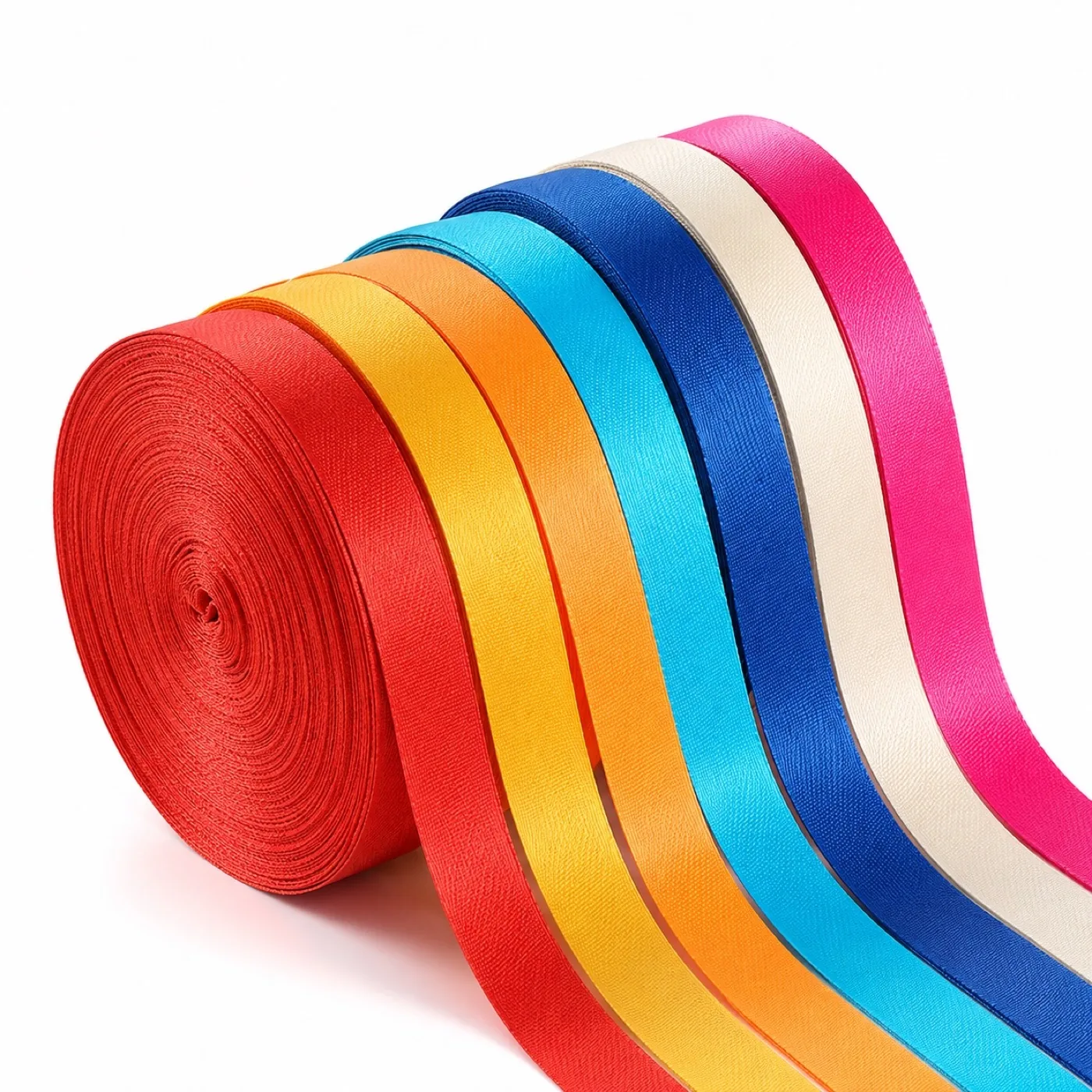Colorful woven webbing strap options for kids swim vest accessories