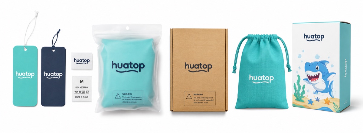 Custom packaging options for neoprene bags