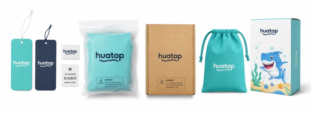 Custom packaging options for neoprene bags