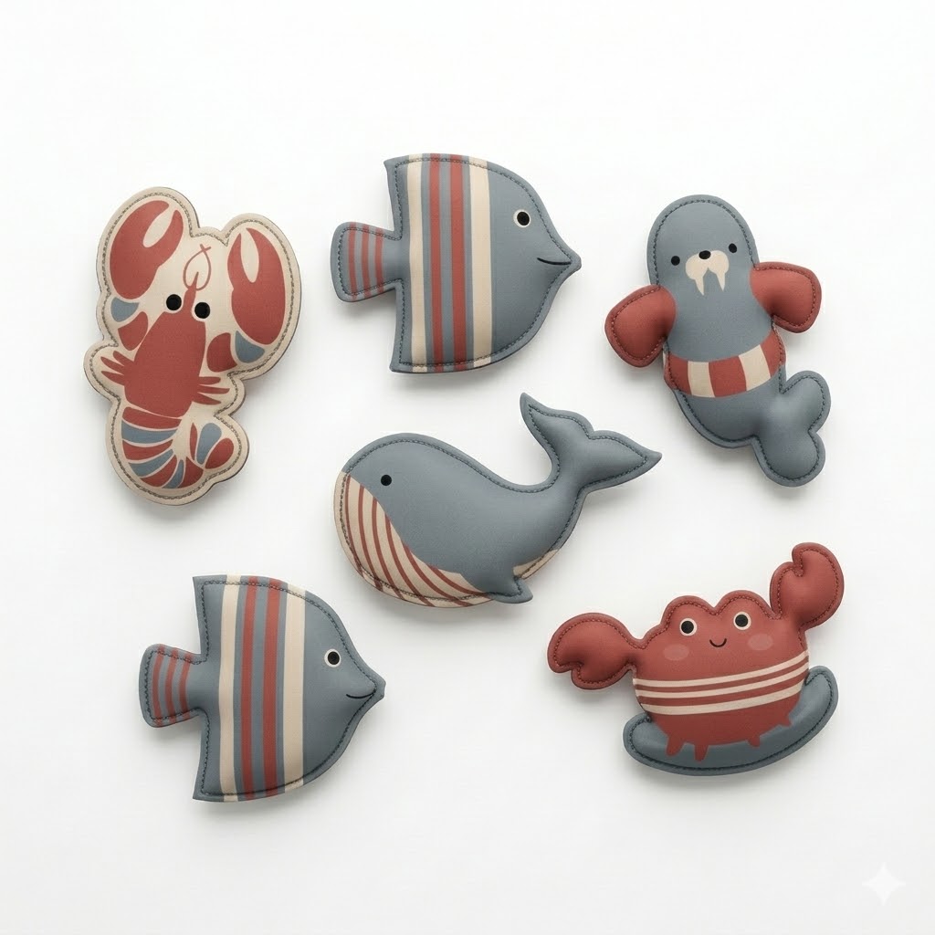 Custom animal shape neoprene diving toys
