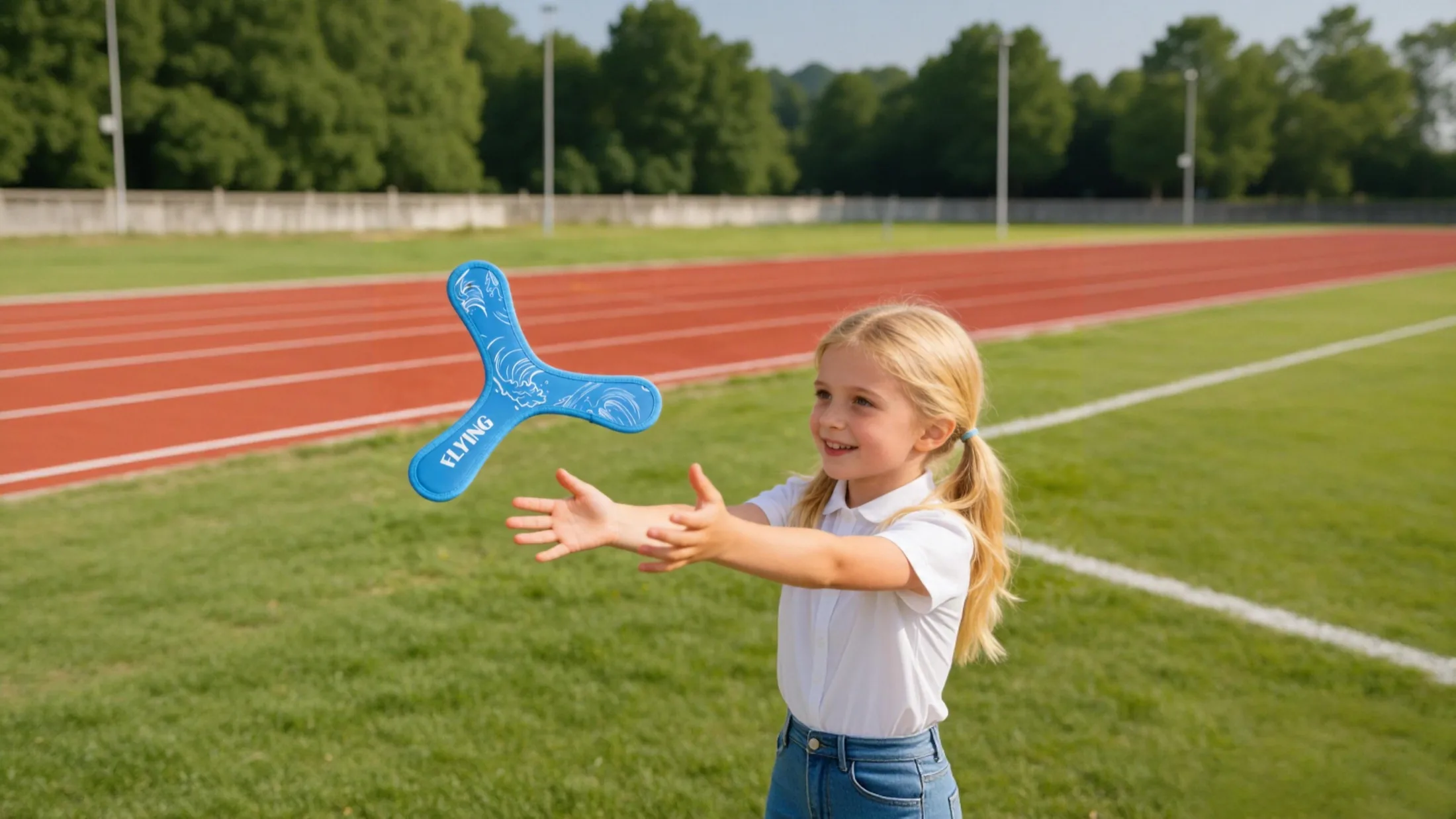 Triangular neoprene flying disc for kids outdoor games