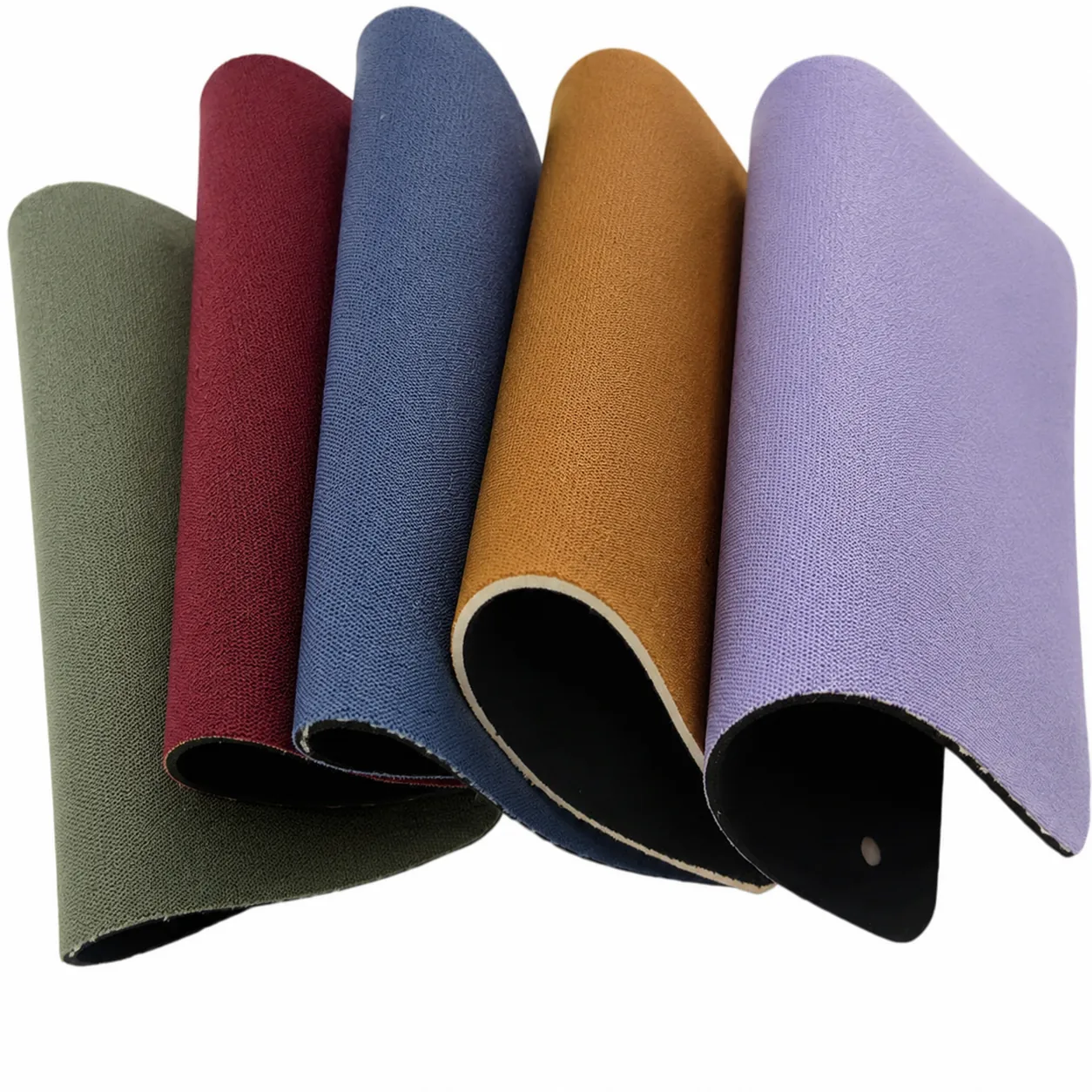 Neoprene lining material color options