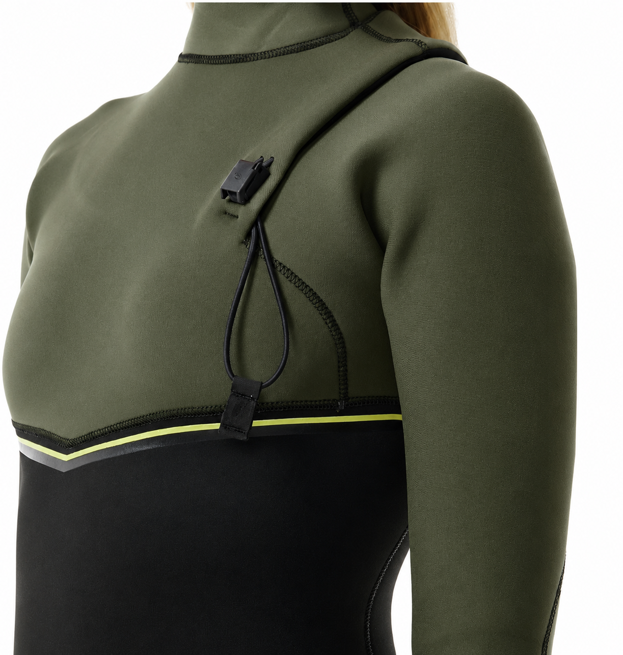 Zip Free wetsuit entry detail