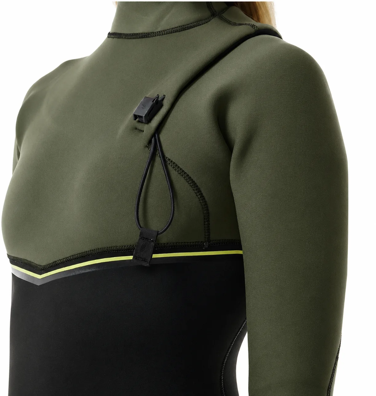 Zip Free wetsuit entry detail